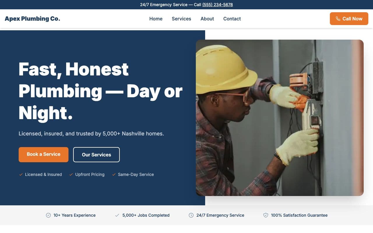APEX PLUMBING CO.